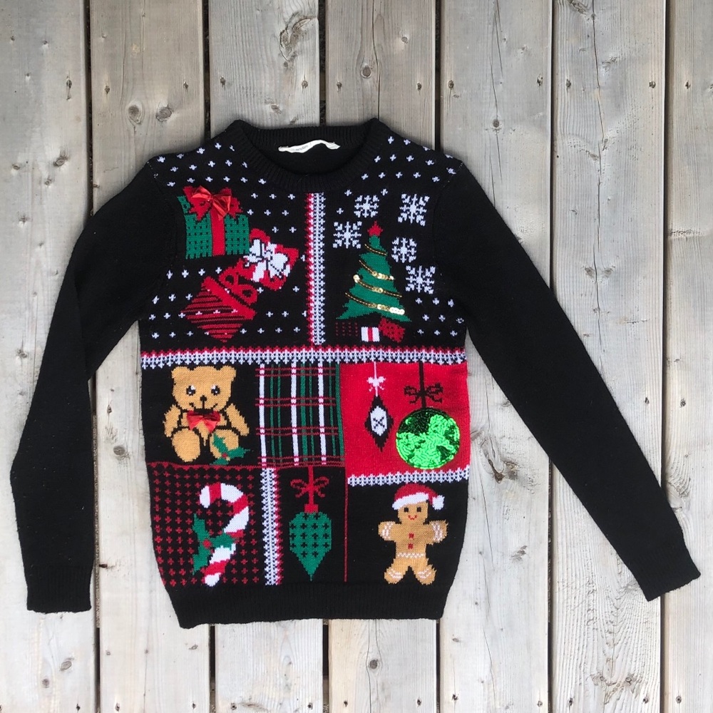 Bluenotes Ugly Christmas Sweater Womens Small
